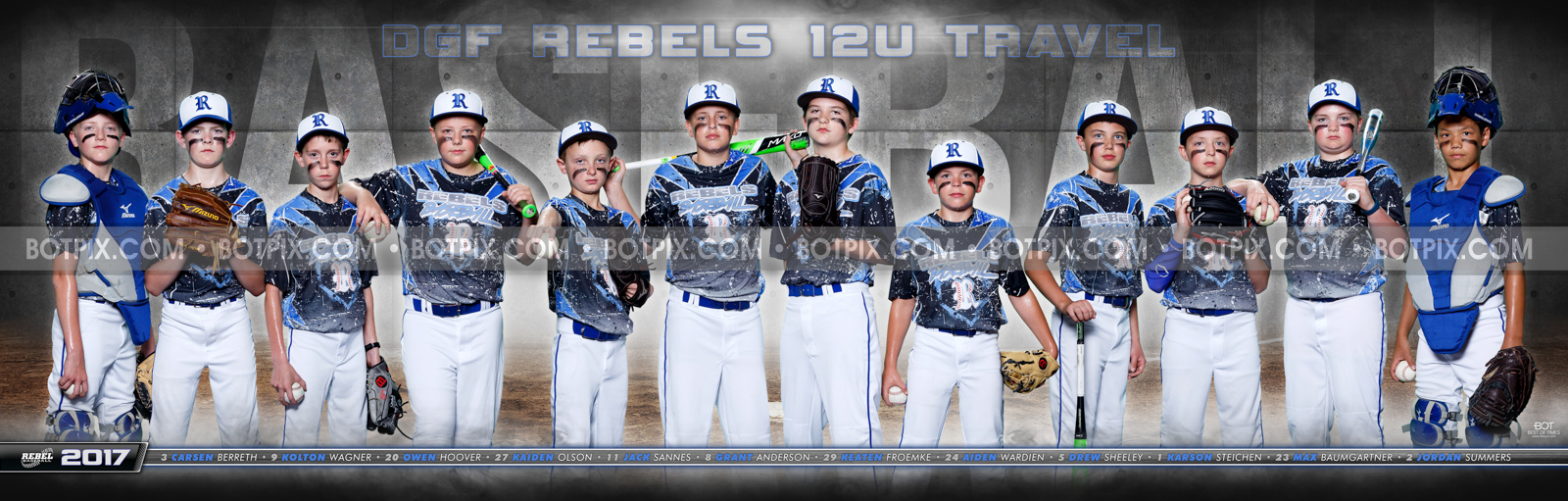 DGF Rebels 12U Travel Baseball 2017