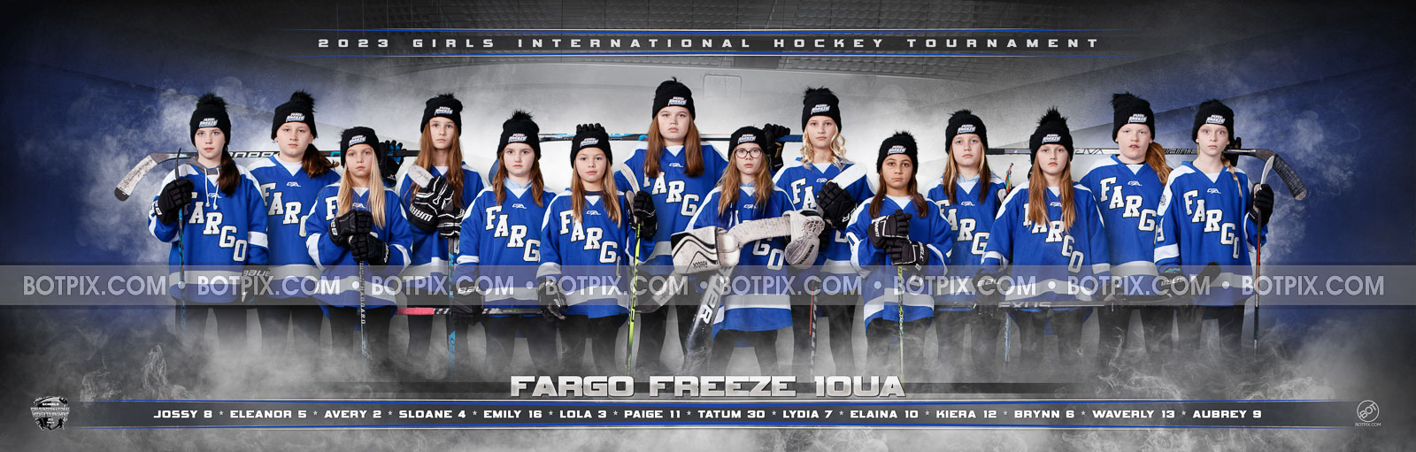 FARGO FREEZE 10UA – 2023 GIRLS INTERNATIONAL TEAM PANO – BOTpix.com