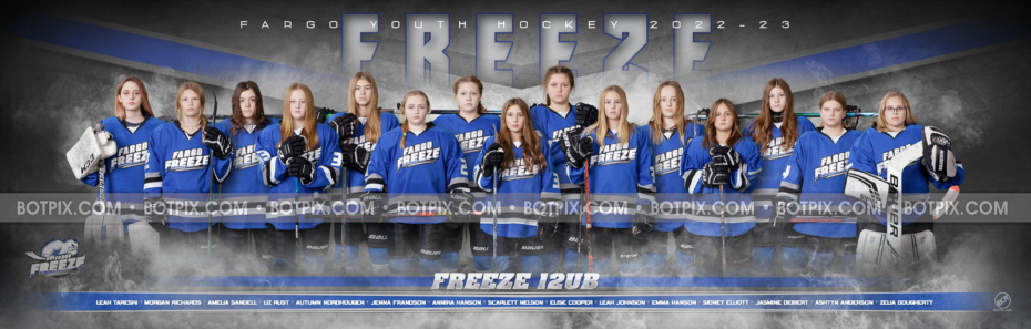 FREEZE 12UB 2022-23 TEAM PANO – BOTpix.com