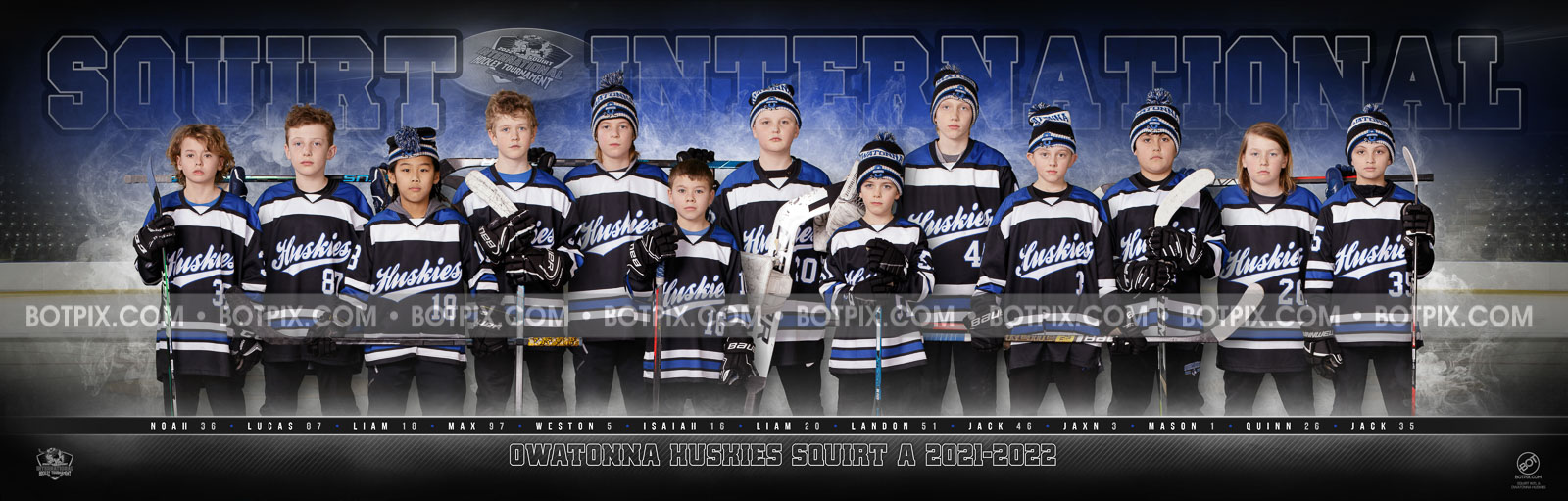 SQT A OWATONNA – 2022 SQUIRT INTERNATIONAL TEAM PANO – BOTpix.com