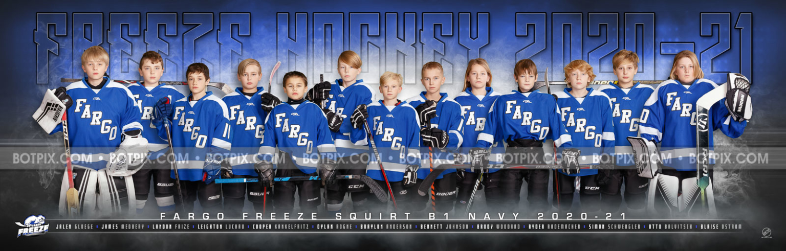 FARGO FREEZE HOCKEY SQUIRT B1 NAVY 2020-21 – BOTpix.com