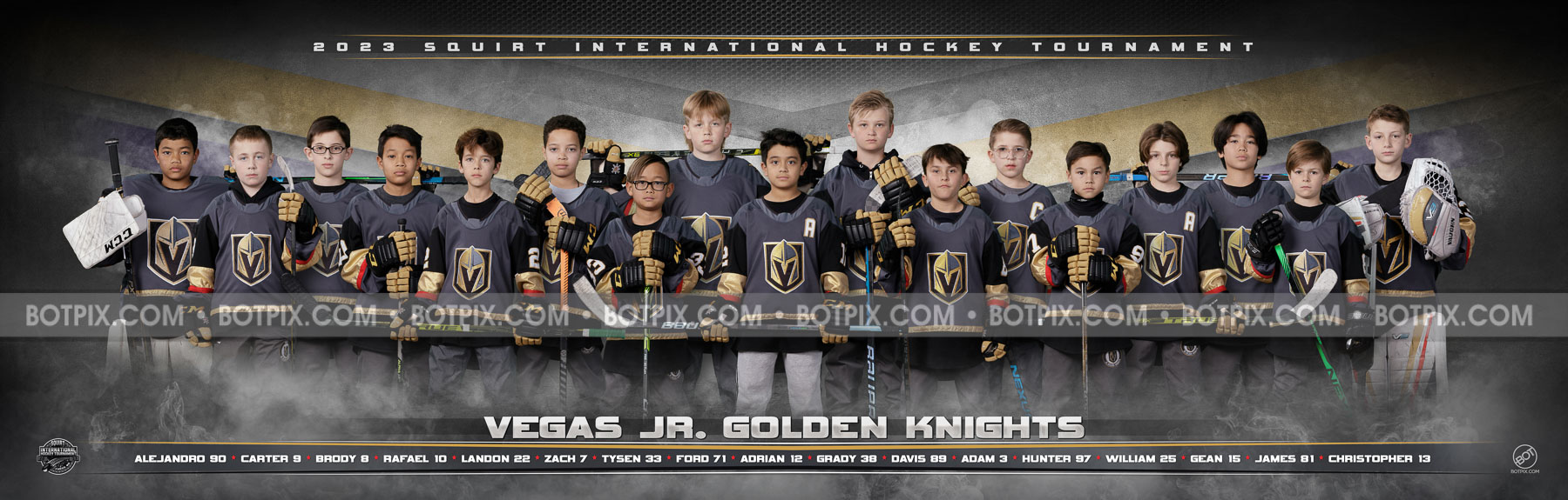 VEGAS JR GOLDEN KNIGHTS 2023 SQUIRT INTERNATIONAL B1